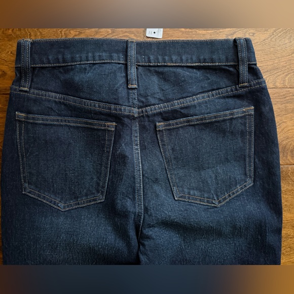 J Crew Jeans Womens 27 Dark Blue 10" Vintage Straight 27x28 - Picture 6 of 10